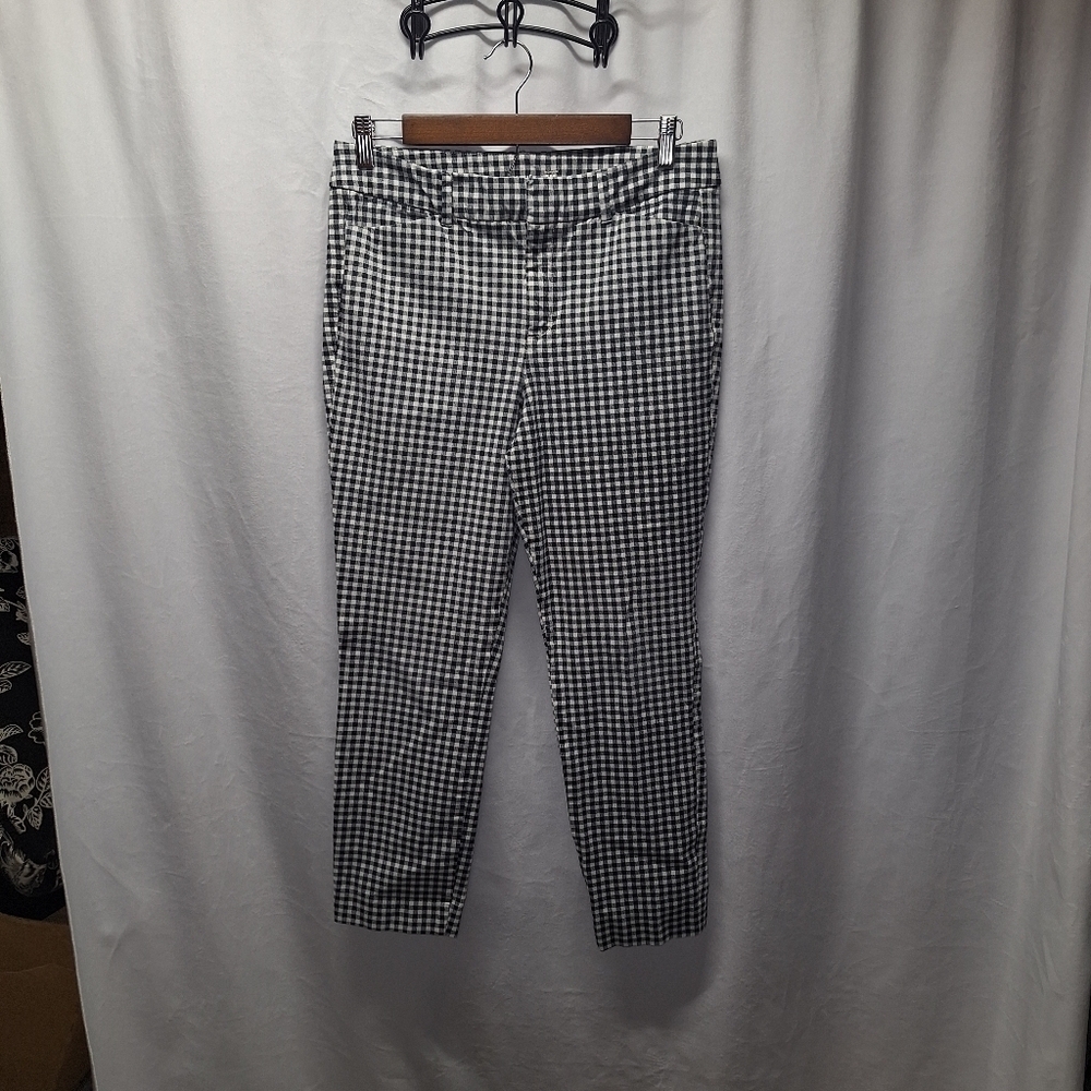 Old Navy gingham print leggings size high-rise